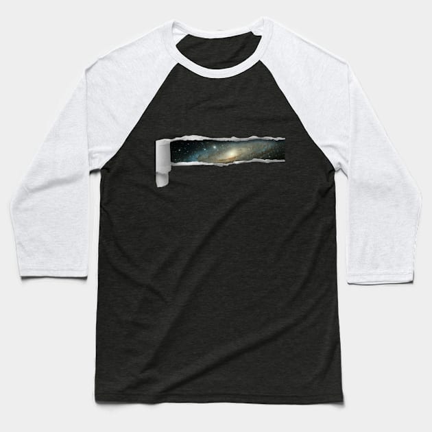 outer space inner space Baseball T-Shirt by THE WANDER KEY